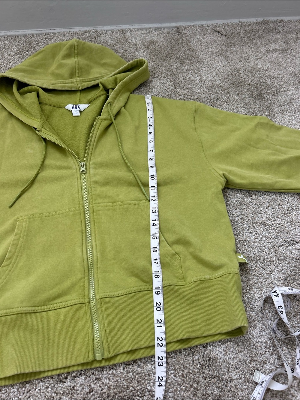 JOYLAB Green Zip Hoodie - Picture 5 of 6